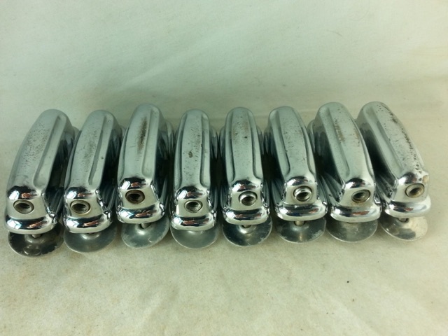 Slingerland 8x Sound King Snare Drum Lugs Chrome Alum-Washer Radio King 50s VG* — main photograph