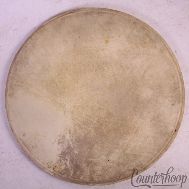 Rogers 14"Calf Skin Snare Drum/Floor Tom Drum Head Batter Eagle Badge Vintage50s — main photograph