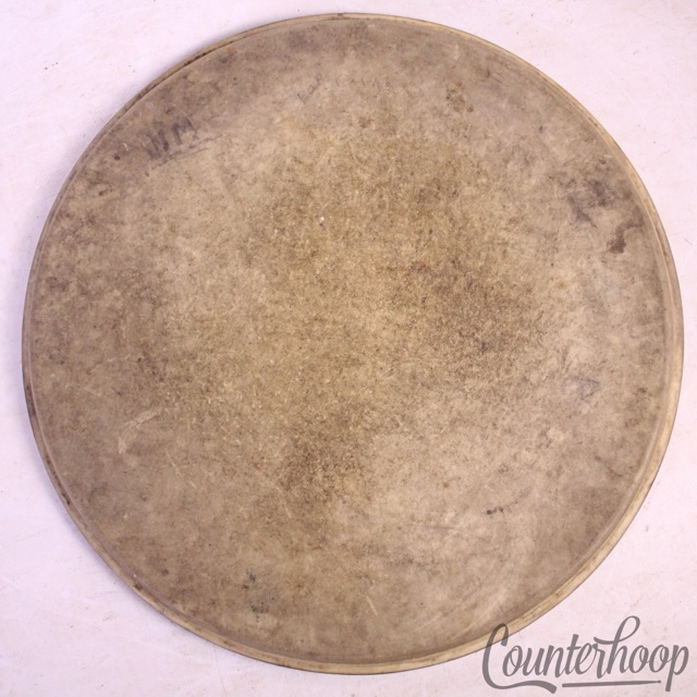 Ludwig "Buckeye" Snare/Tom 14" Calf Skin Drum Batter Head Vintage 30s Maple Hoop — main photograph
