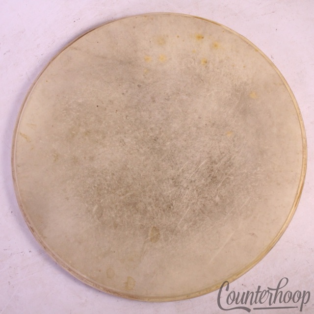 Leedy Snare/Floor Tom 14"Calf Skin Drum Batter/Resonant Head Vintage 30s USA* — main photograph