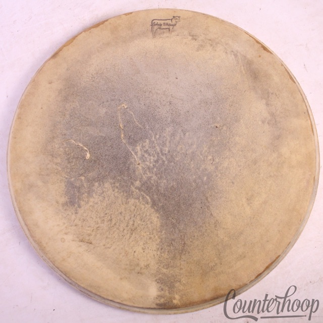 Ludwig Whitecalf Snare/Tom 14" Calf Skin Drum Head Batter/Resonant Vintage 30s* — main photograph