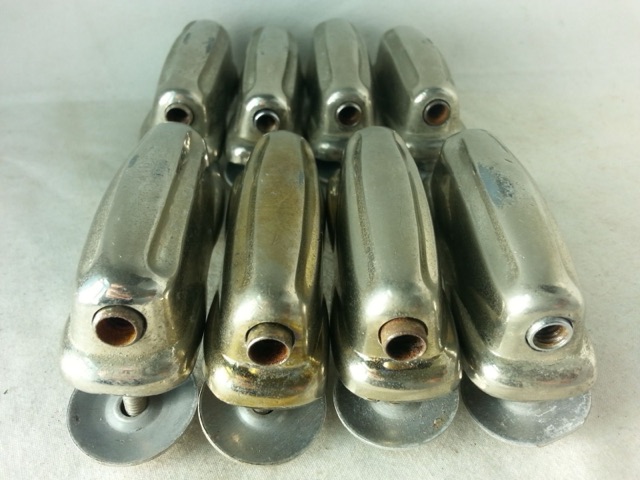 Slingerland 8x Sound King Snare Drum Lugs Nickel Alum-Washer Radio King 50s VG+ — main photograph