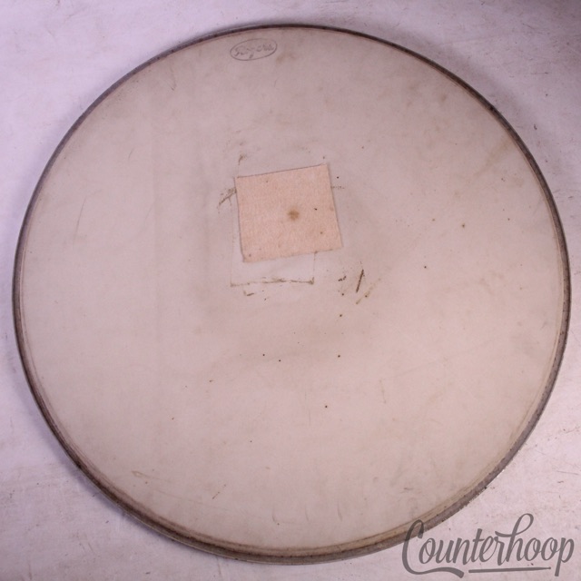 Rogers 20" Coated Bass Drum Head Vintage 60s Cleveland,OH Holiday/Powertone USA — main photograph
