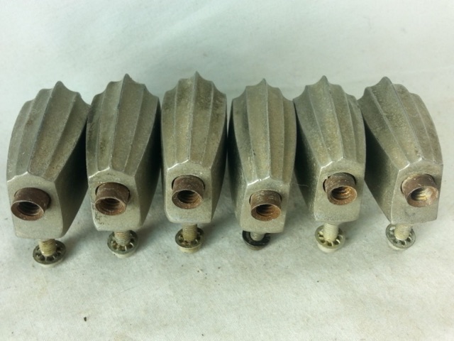 Slingerland 6x Beavertail Snare/Tom Drum Lugs Nickel Circle-Washers RK 40s-50s* — main photograph
