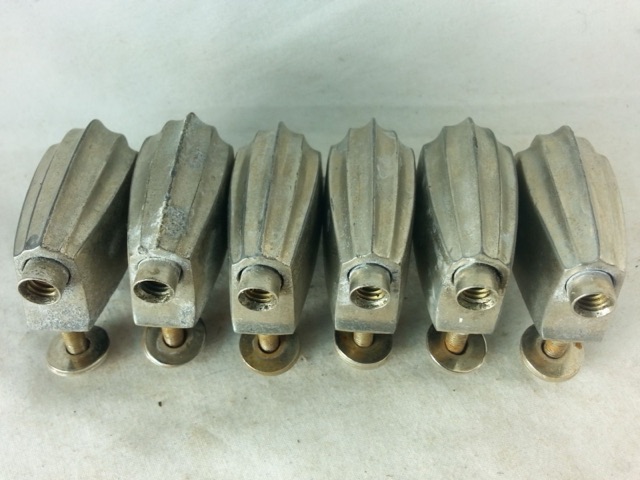 Slingerland 6x Beavertail Tom/Snare Drum Lugs Nickel Stamped-Washer RK 40s-50s* — main photograph