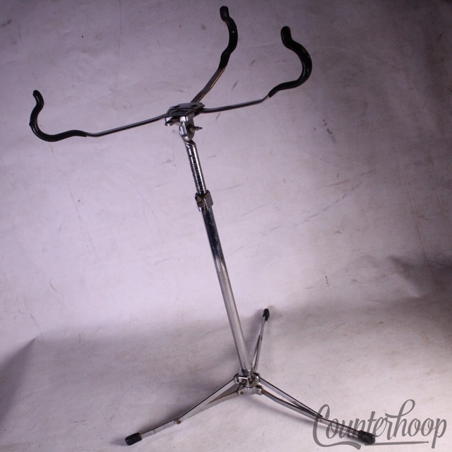 Ludwig Atlas #1363 Flat Base Snare Drum Stand Chrome Vintage 60s Flush Chicago* — main photograph