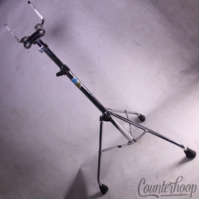 Ludwig Double Tom Drum Mounts Stand Holder L-Arm Posts Chrome USA Vintage 70s* — main photograph