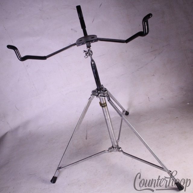 Slingerland Snare Drum Stand Niles,IL Top Basket+Single-Braced Vintage60s Chrome — main photograph