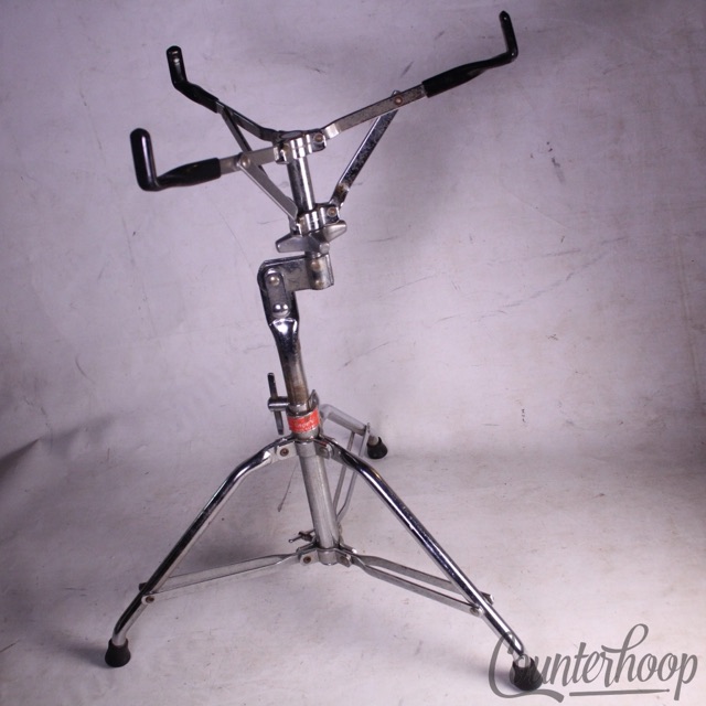 Slingerland "Rocket" Snare Drum Stand Chrome Vintage 70s Double-Braced Tube-Leg — main photograph
