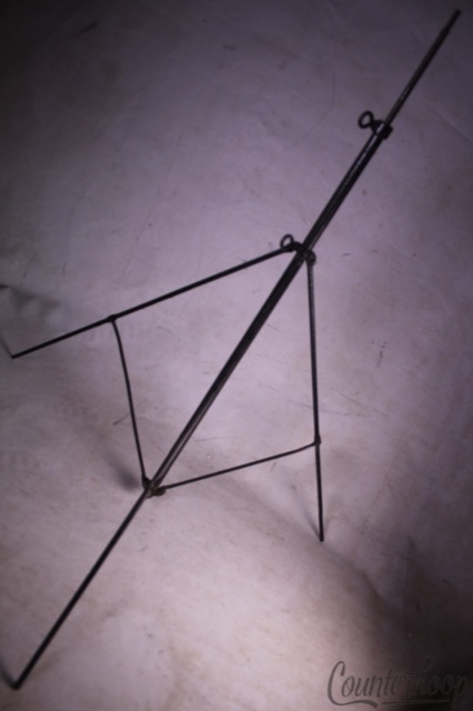 Leedy&Ludwig Vintage 50s Straight Cymbal Stand Nickel Plating Walberg Auge USA* — main photograph