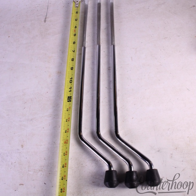 Floor Tom Drum Legs 7/16" Rubber Feet 11mm — main photograph