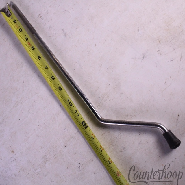 Ludwig Floor Tom Drum Leg 3/8" 9.5mm 17"Vintage 60s USA Chrome Straight-Knurling — main photograph