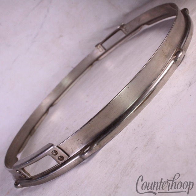 Slingerland 14"Double-Flange Snare Drum Resonant Rim/Hoop Brass Radio King 40s* — main photograph