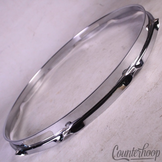 Ludwig 14" Supraphonic Snare Drum Resonant Rim/Hoop COS Steel Vintage 60s 10-Lug — main photograph