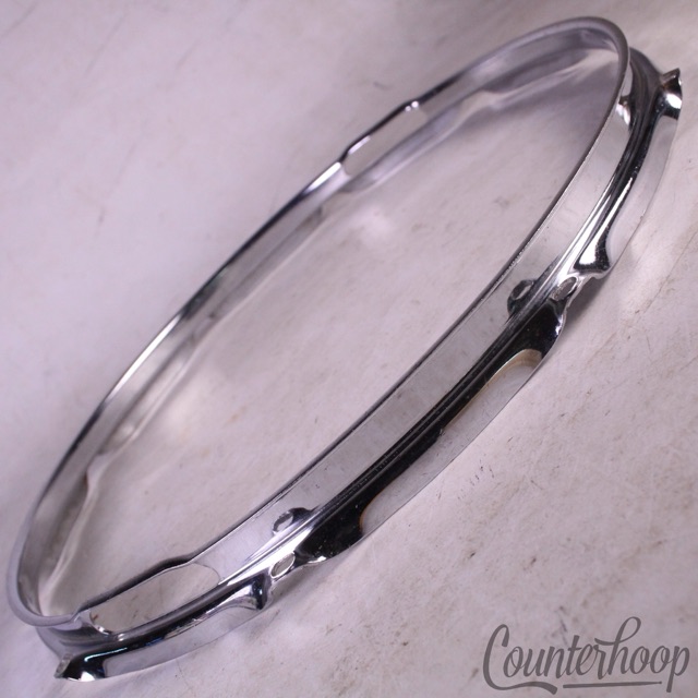 Ludwig 14" Supraphonic Snare Drum Resonant Rim/Hoop Steel COS Vintage Early 60s — main photograph
