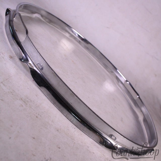 Ludwig 15" 8-Lug Snare Drum Resonant Rim/Hoop Steel COS Vintage Early 60s Gates — main photograph