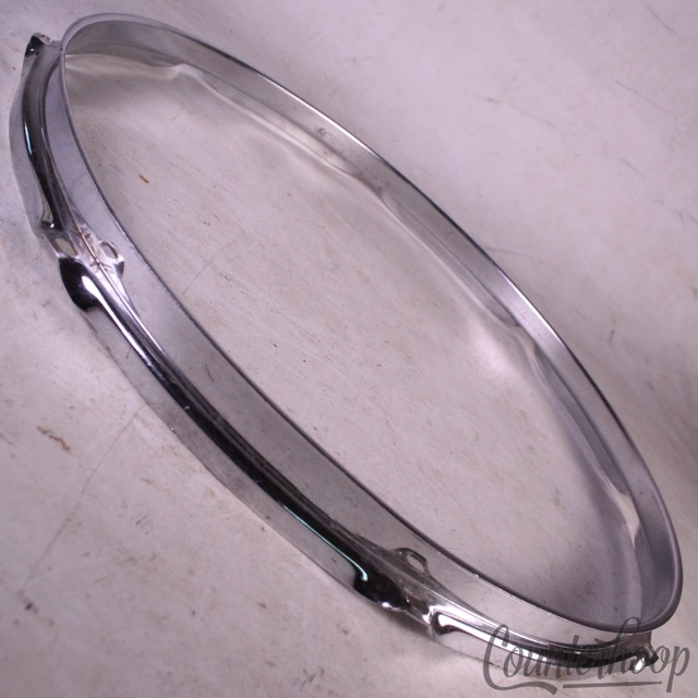 Ludwig 15" 8-Lug Snare/Tom Drum Batter Rim/Hoop Steel COS Vintage 60s Marching* — main photograph