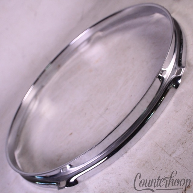 Ludwig 12" 6-Lug Tom Drum Batter/Resonant Rim/Hoop Steel Classic Vintage 60s-70s — main photograph