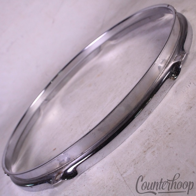 Ludwig 12" 6-Lug Tom Drum Batter/Resonant Rim/Hoop Classic Vintage 60s-70s Steel — main photograph