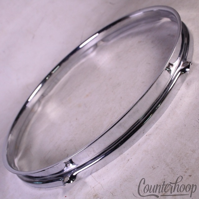 Rogers Tall-Boy 13"Tom Drum Rim/Hoop Triple-Flange Cleveland Holiday Vintage 60s — main photograph