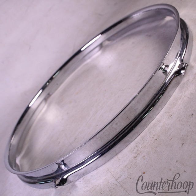 Rogers Tall-Boy 13"Tom Drum Rim/Hoop Triple-Flange Cleveland Holiday Vintage 60s — main photograph