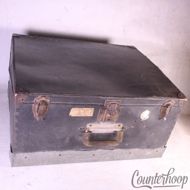 Ludwig 23x19x11" Snare Drum Fibre Case+Hardware Section+Cymbal Tray Vintage 30s — main photograph