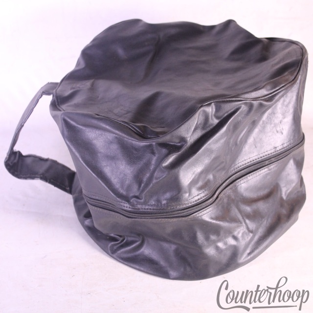 Ludwig Naugahyde Leather 9x13"Ink Stamped Tom Drum Case Soft-Shell Vintage 60s* — main photograph