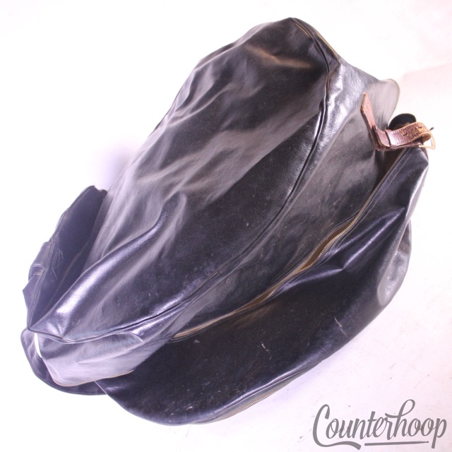 Ludwig Naugahyde Leather 14x20"Ink Stamped Bass Drum Case Vintage 60s Soft-Shell — main photograph