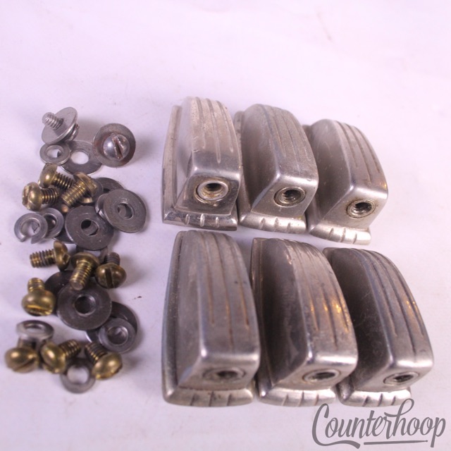 Ludwig/WFL 6x Tom/Snare Drum Small Classic Nickel Lugs Set 1 1/4" Vintage 50s* — main photograph