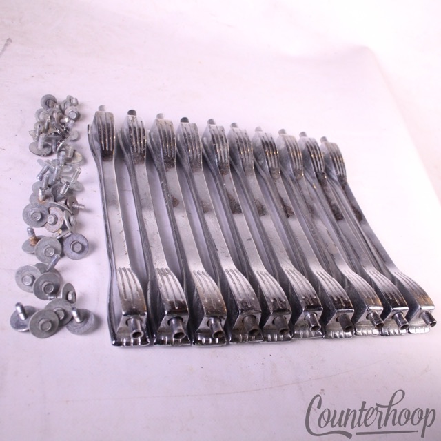 Ludwig 10x Mach Lugs Tom/Marching Snare Drum Vintage 60s-70s Chrome High-Tension — main photograph