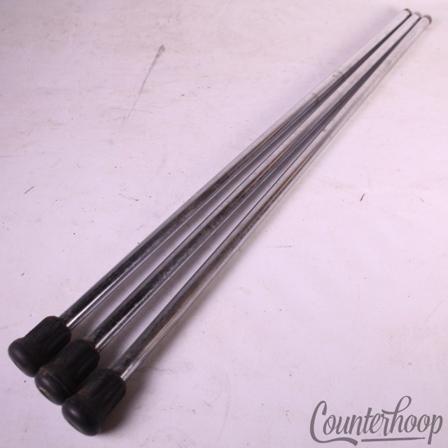 Ludwig 3x Straight Floor Tom Drum Legs 3/8" 9.5mm Vintage 60s-70s Super Classic — main photograph