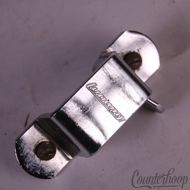 Ludwig Spring-Loaded Floor Tom Leg Mount Bracket Straight Rod Vintage 60s-70s US — main photograph