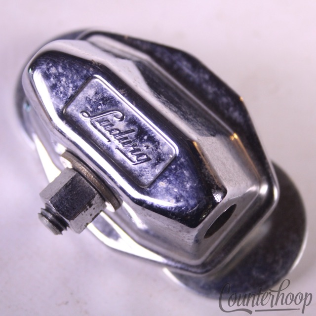 Ludwig Floor Tom Leg/L-Arm/Bass Drum Spur Mount Chrome Hex-Nut Vintage 60s-70s* — main photograph