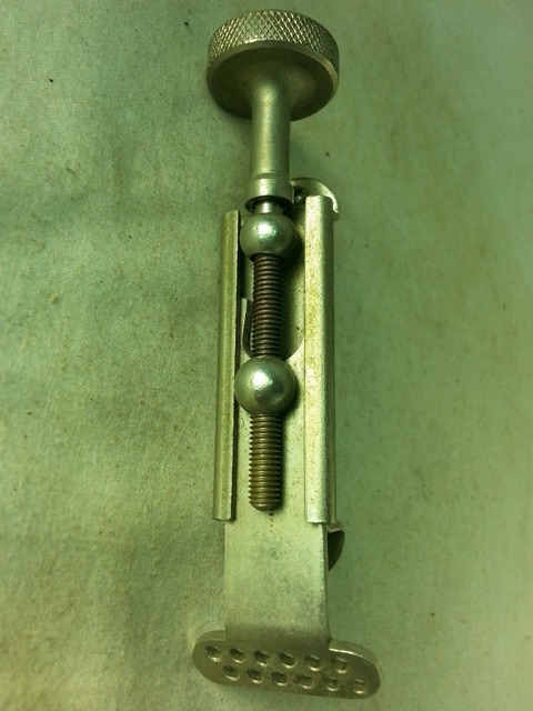Slingerland Marching Snare Drum Strainer Nickel Vintage 30s-50s Parade 2 7/16"* — main photograph