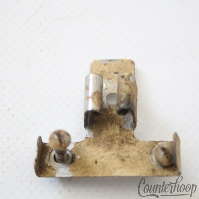 Ludwig Snare Drum Key+Holder Mount Nickel Parade Vintage 30s Stamped Marching* — main photograph