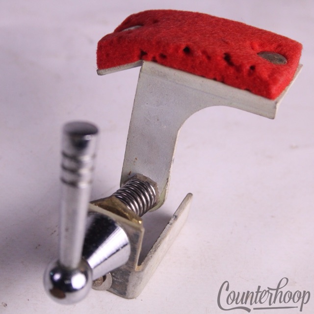 Ludwig Red Felt Baseball-Bat Muffler Vintage Classic Snare/Tom Drum 60s Chrome* — main photograph