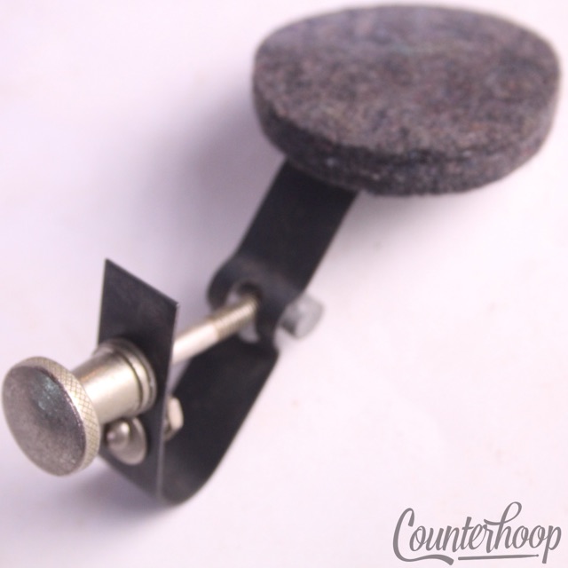 Ludwig Muffler Black Felt Nickel Round Knob Brass Snare/Tom Drum Early 60s USA* — main photograph