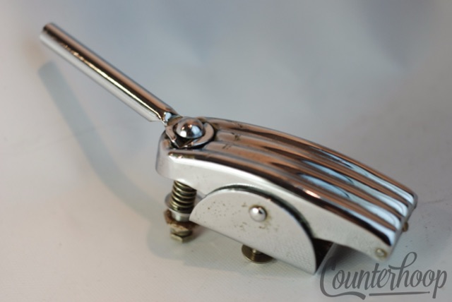 Slingerland Clamshell Throw-Off Radio King Snare Drum Strainer Chrome Vintage50s — main photograph