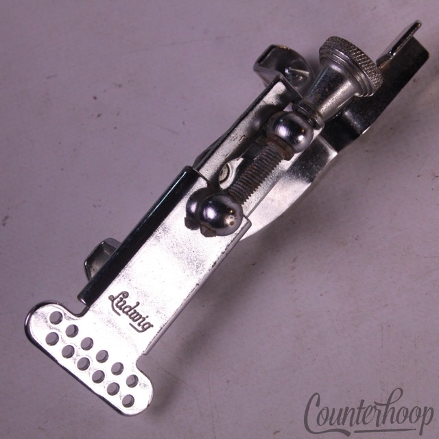 Ludwig 60s P83 Script Logo Snare Drum Throw-Off Strainer Chrome Chicago,IL USA* — main photograph