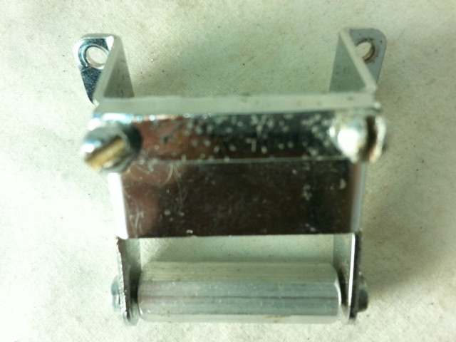 Slingerland Artist/Gene Krupa Snare Drum Butt Plate Chrome Extended Gate 60s-70s — main photograph