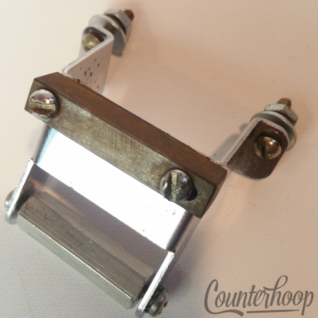Slingerland Artist/Gene Krupa Snare Drum Butt Plate Chrome Extended Gate 60s-70s — main photograph