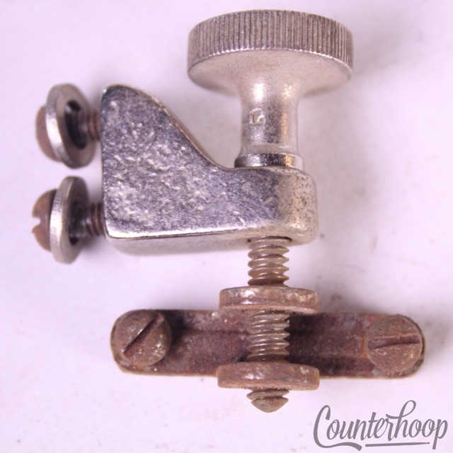 Ludwig Snare Drum Strainer Nickel 7/16"Marching Parade Vintage 20s USA Tensioner — main photograph