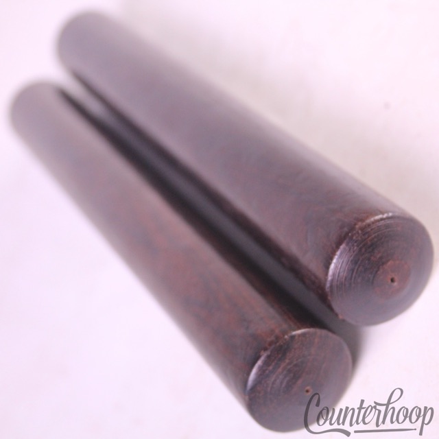 Rogers Claves Pair Solid Rosewood Latin Percussion Sticks Accessories Vintage30s — main photograph