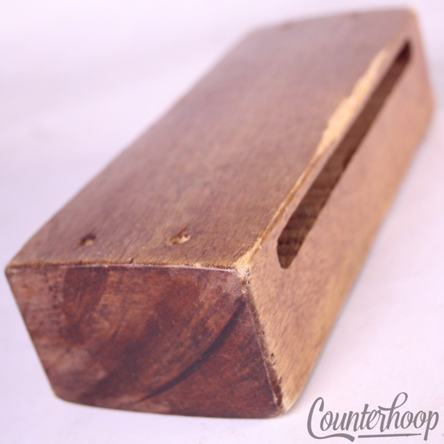 Rogers Wood Block Solid 1-Ply Oak 7" Latin Percussion Drum Accessory Vintage 50s — main photograph