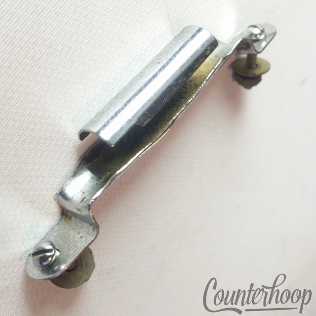 Slingerland Drum Key Mount Marching/Parade Drum Chrome Vintage 60s USA 2 5/8"* — main photograph