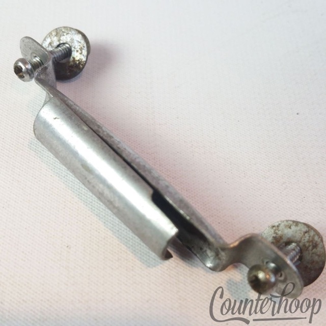 Slingerland Marching Snare Drum Key Holder Mount Nickel Parade Vintage 50s 2 3/8 — main photograph