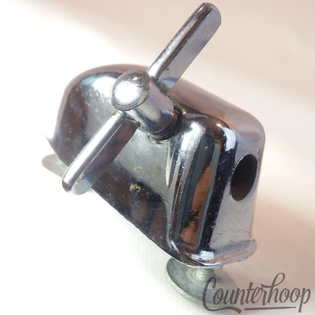Slingerland Floor Tom Leg / Bass Drum Cymbal L-Arm Mount Holder Vintage 60s USA — main photograph