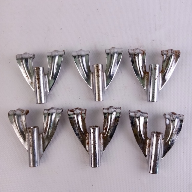 Ludwig 6x Marching Snare Drum Tension-Rod-Claws Vintage60s Chrome Tenor Tom/Bass — main photograph