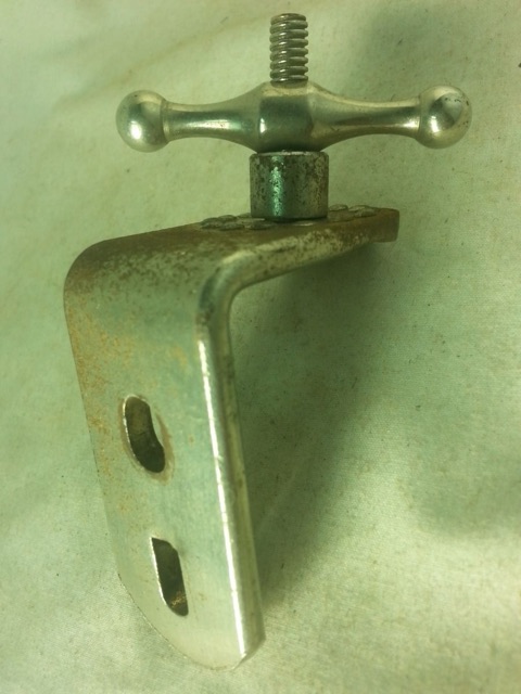 Slingerland Clamp-On RK Bass Cymbal Swivel Arm-Mount Part Nickel Vintage 40s-50s — main photograph