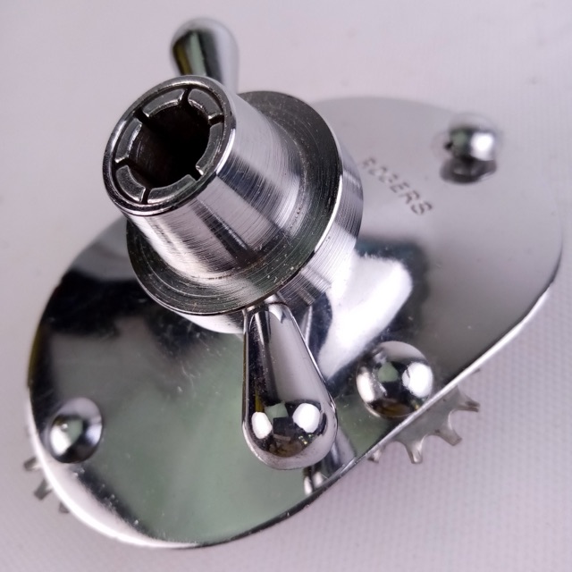 Rogers 75' Swivomatic Bass Drum Spur/Tom/Cymbal Arm Mount Star-Washers Powertone — main photograph